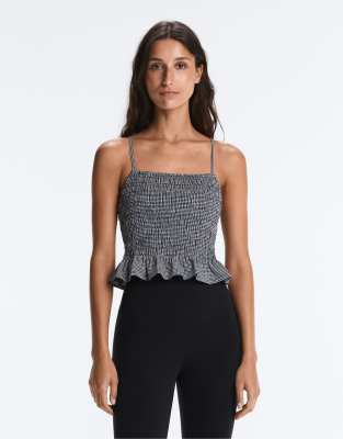 Oysho - Comfortlux - Débardeur smocké - Noir