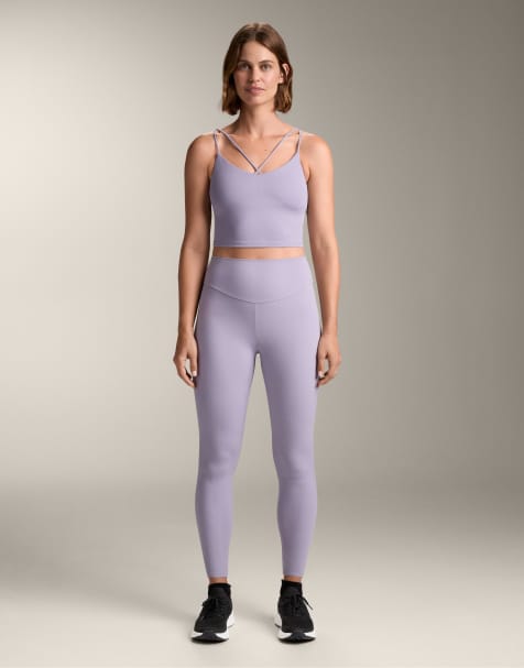 OYSHO Comfortlux double strap tank top in purple - view 1