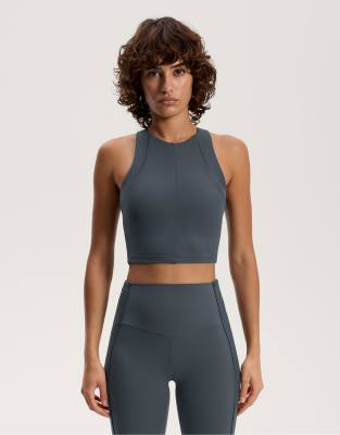 OYSHO - Comfortlux - Geripptes Tanktop in Grau