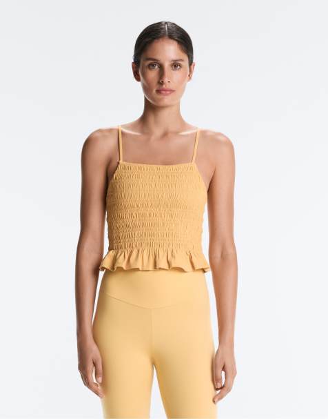 OYSHO – Comfortlux – Gult sportlinne med smock - view 1