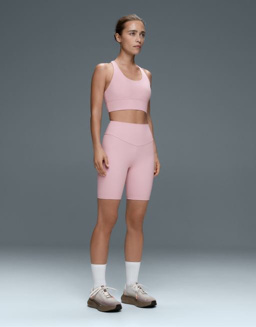 OYSHO Comfortlux High-Rise 20 cm Leggings-Shorts in Pink, 5 von 7