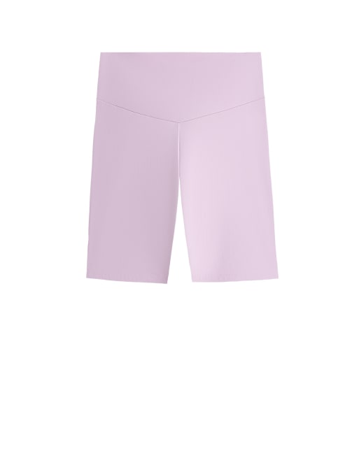 OYSHO Comfortlux high-rise 20cm short leggings in light purple, 5 of 7