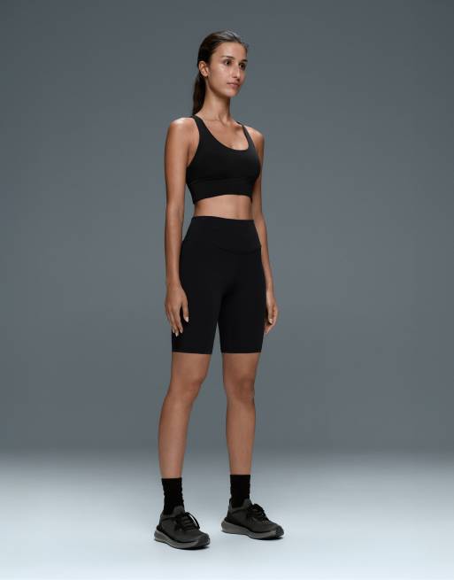 OYSHO Comfortlux high-rise 25cm leggings in black, 5 of 7