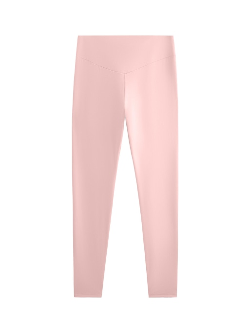 OYSHO Comfortlux high-rise ankle-length leggings in pale pink, 5 of 7