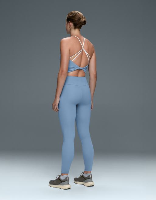 OYSHO comfortlux højtaljede ankellange leggings i blå, 4 af 7