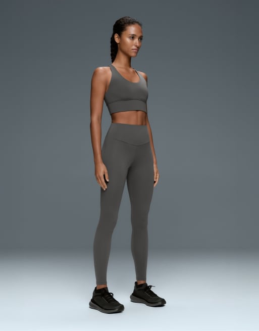 OYSHO Comfortlux højtaljede ankellange leggings i grå, 5 af 7