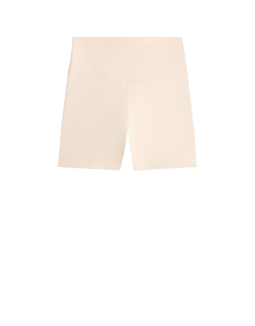 OYSHO Comfortlux hög midja 10 cm hotpants i sand, 5 av 7