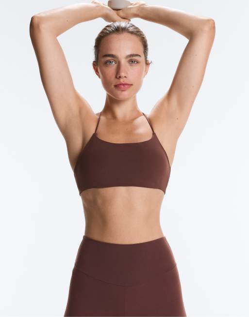 Oysho - Comfortlux - Hot pants da 10 cm marroni a vita alta, 6 di 7