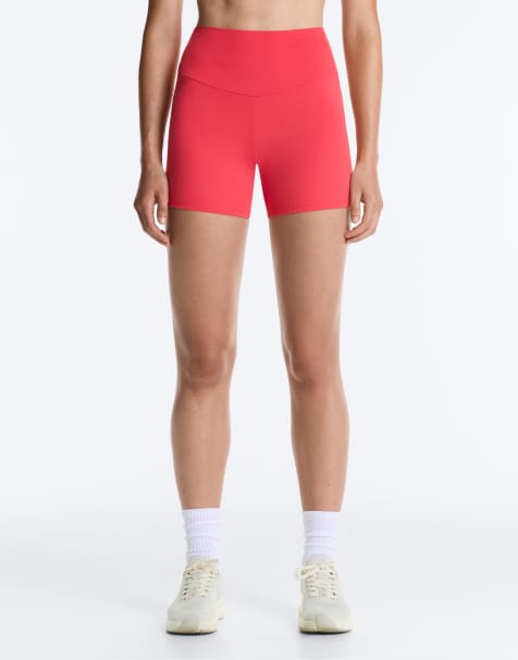 OYSHO – Comfortlux – Hotpants in Koralle mit hohem Bund, 10 cm - view 1