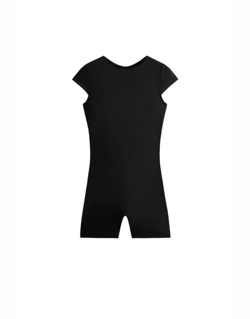 OYSHO Comfortlux jumpsuit med åben ryg i sort, 5 af 7