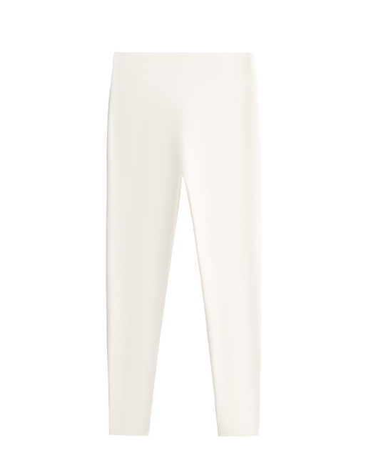 OYSHO – Comfortlux – Knöchellange Leggings in blassem Ecru mit hohem Bund, 5 von 7