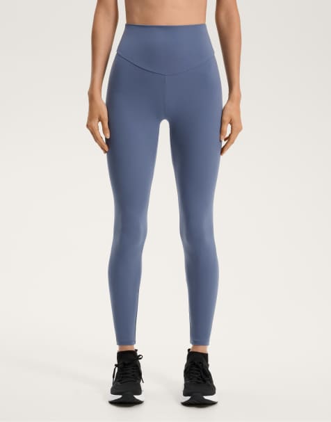 OYSHO – Comfortlux – Knöchellange Leggings in Blaubeere mit hohem Bund - view 1