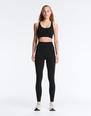 OYSHO - Comfortlux - Knöchellange Leggings in Schwarz mit superhohem Bund, 70 cm