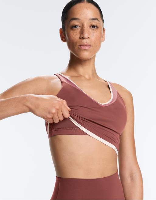 OYSHO - Comfortlux - Kobberfarvet tanktop med blokdesign, 3 af 4