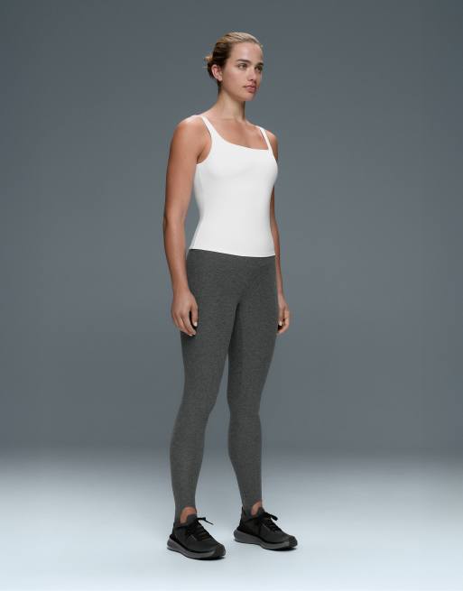 OYSHO – Comfortlux – Langärmliges Tanktop in Wollweiß mit eckigem Ausschnitt, 2 von 5