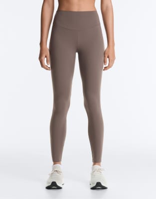 Comfortlux - Legging à taille haute longueur cheville - Gris taupe L
