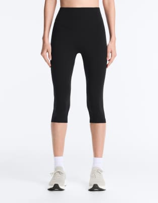 Comfortlux - Legging corsaire 40 cm à taille haute - Noir XS