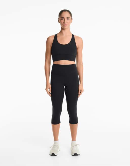 Oysho - Comfortlux - Legging corsaire 40 cm à taille haute - Noir