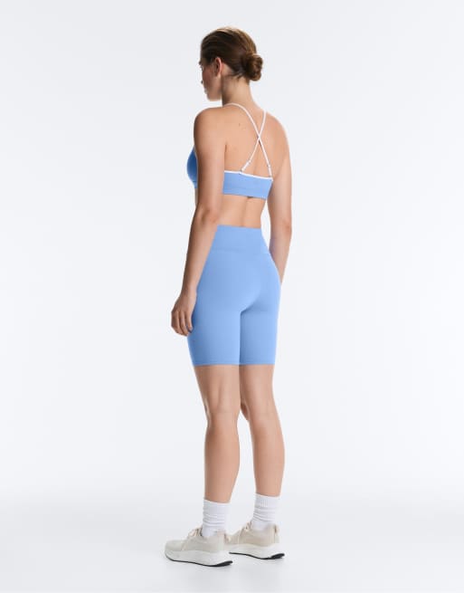 OYSHO - Comfortlux - Legging court 20 cm à taille haute - Bleu, 4 de 7