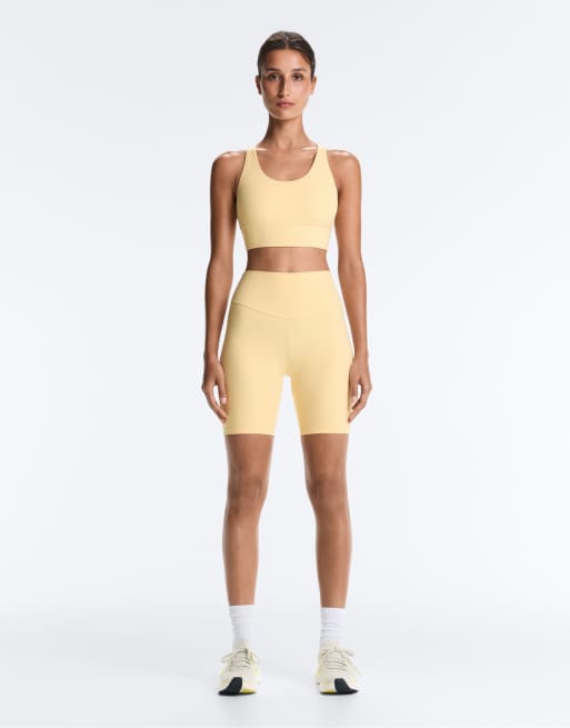 OYSHO - Comfortlux - Legging court 20 cm à taille haute - Jaune pâle, 2 de 7