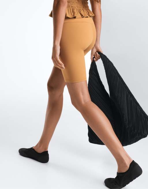 Oysho - Comfortlux - Legging court 20 cm à taille haute - Moutarde, 3 de 7