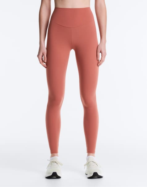 Oysho - Comfortlux - Legging longueur cheville à taille haute - Corail - view 1