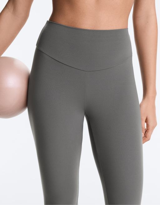 OYSHO - Comfortlux - Legging longueur cheville à taille haute - Gris clair, 3 de 7