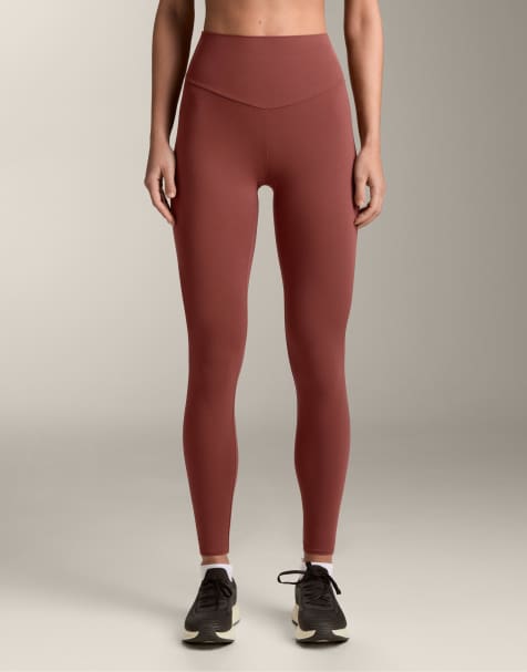 OYSHO - Comfortlux - Legging longueur cheville à taille haute - Mauve - view 1