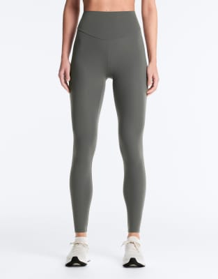 Comfortlux - Legging taille haute longueur cheville - Anthracite foncé-Noir S