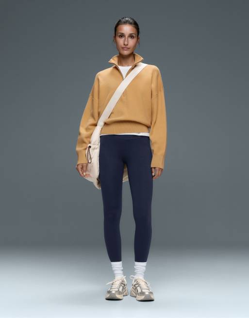 Oysho - Comfortlux - Legging taille haute longueur cheville - Bleu marine, 2 de 7