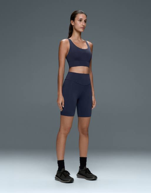 Oysho - Comfortlux - Leggings a vita alta blu navy da 20 cm, 5 di 7