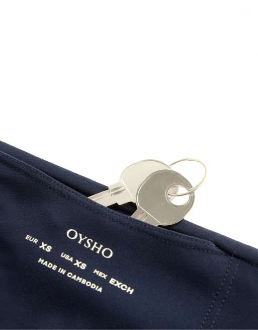 Oysho - Comfortlux - Leggings a vita alta blu navy da 20 cm, 6 di 7