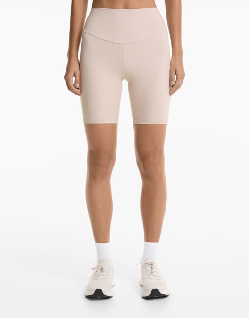 Oysho - Comfortlux - Leggings a vita alta color visone da 20 cm