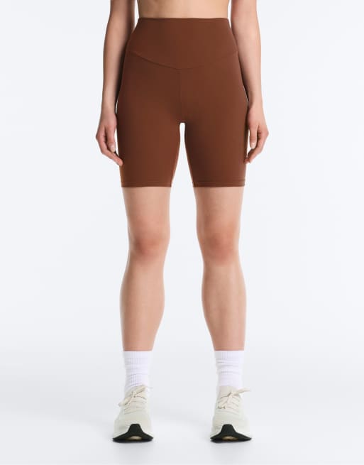 OYSHO - Comfortlux - Leggings a vita alta da 20 cm color caffè