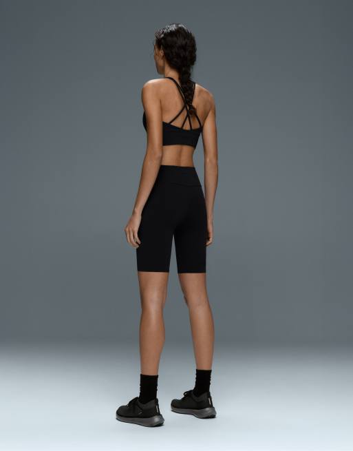 Oysho - Comfortlux - Leggings a vita alta neri da 20 cm, 5 di 7