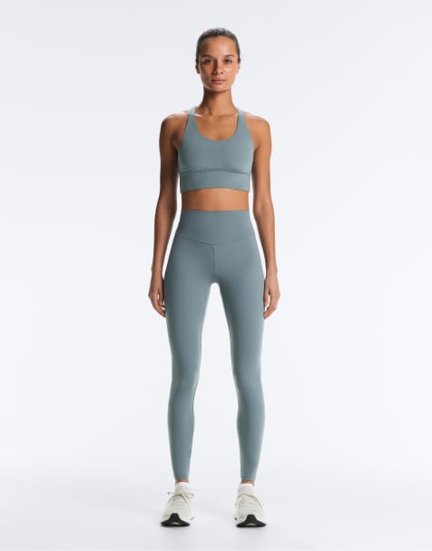 OYSHO - Comfortlux - Leggings alla caviglia a vita alta blu - view 1