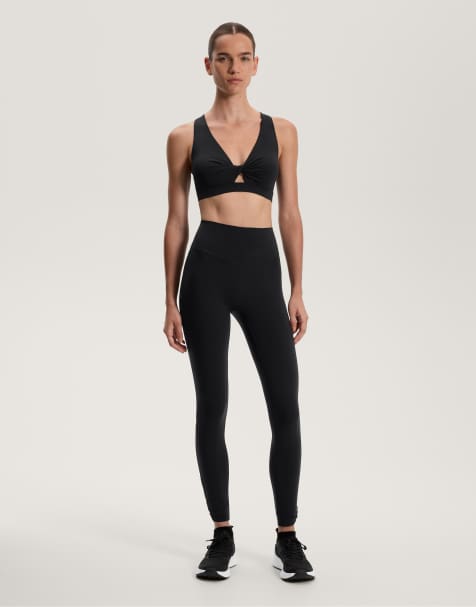 Oysho - Comfortlux - Leggings alla caviglia a vita alta neri da 65 cm - view 1