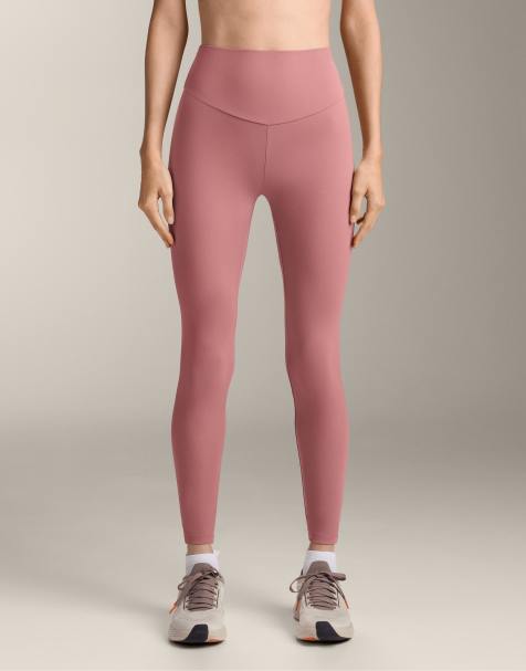 OYSHO - Comfortlux - Leggings alla caviglia a vita alta rosa pallido - view 1