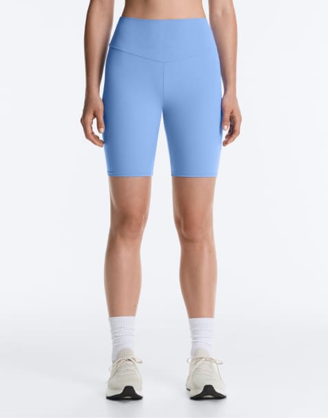 OYSHO - Comfortlux - Leggings corti blu a vita alta da 20 cm - view 1