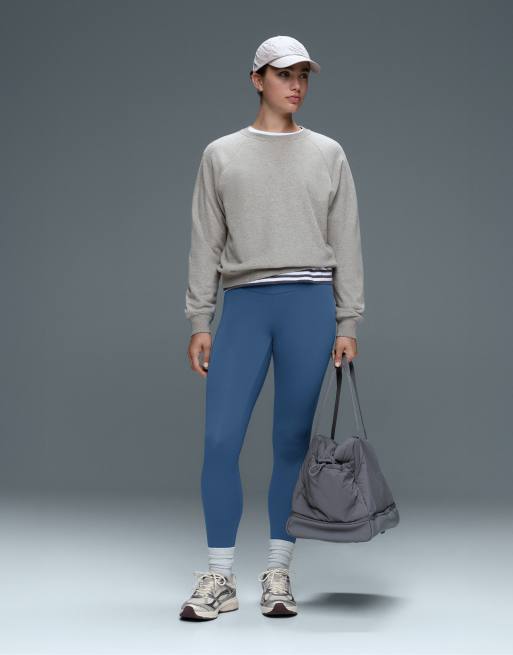 OYSHO Comfortlux Leggings in Grau mit hohem Bund und knöchellanger Länge, 2 von 7