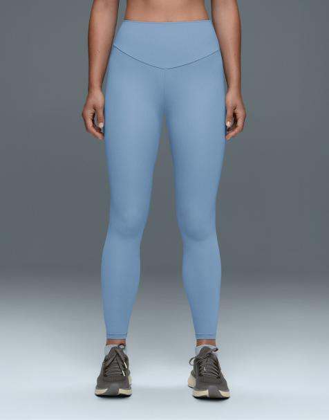 OYSHO Comfortlux Leggings in Knöchellänge mit hohem Bund in Blau - view 1