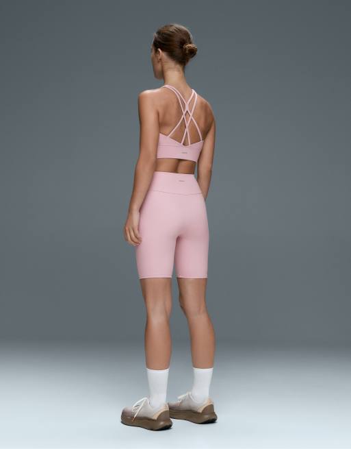 OYSHO Comfortlux leggingsshorts med hög midja 20 cm i rosa, 4 av 7