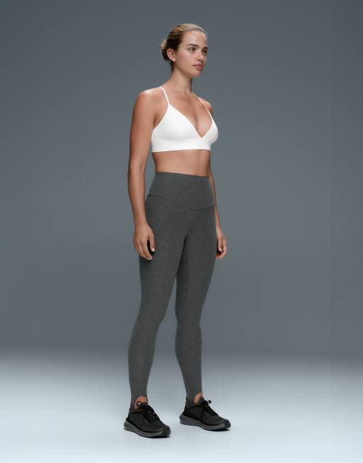 OYSHO Comfortlux light support triangle sports bra in off-white, 2 of 5