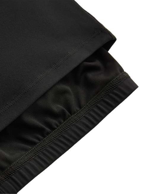 OYSHO Comfortlux mandarin collar tank top in black, 6 of 6