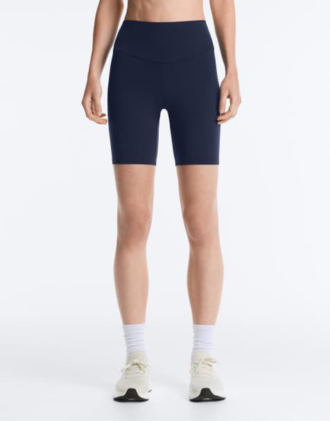 OYSHO - Comfortlux - Marineblå 20-cm's leggings med høj talje - view 1