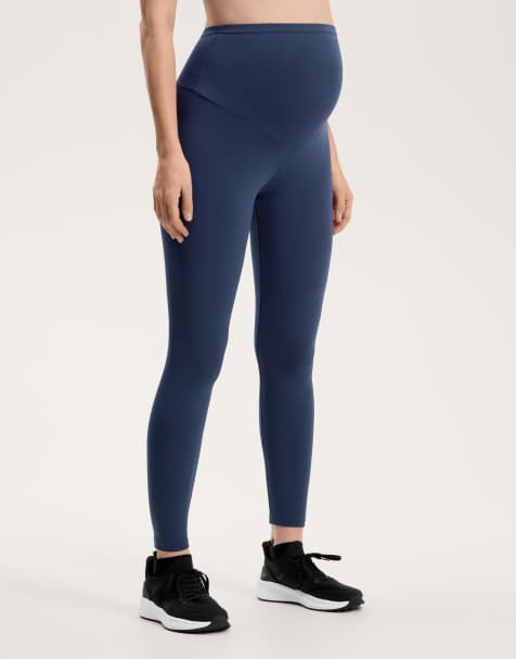 Oysho – Comfortlux – Maternity – Marinblå leggings, 65cm - view 1