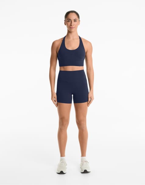 Oysho - Comfortlux - Mini-short 10 cm à taille haute - Bleu marine - view 1