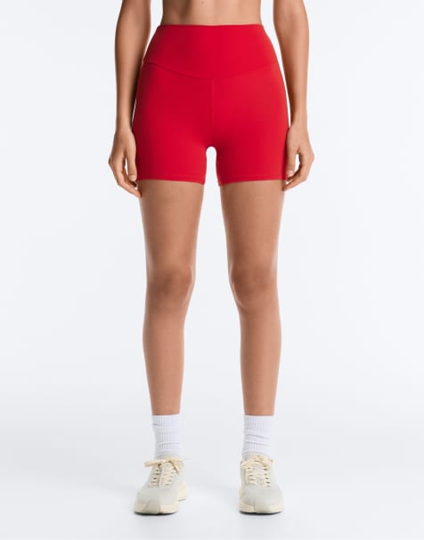OYSHO - Comfortlux - Mini-short 10 cm à taille haute - Rouge vif - view 1