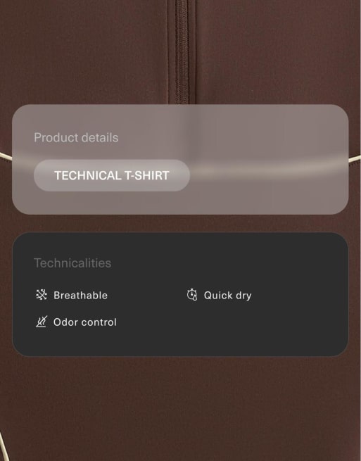 OYSHO - Comfortlux - Mørkebrun ærmeløs tanktop kontrastkanter, 6 af 7