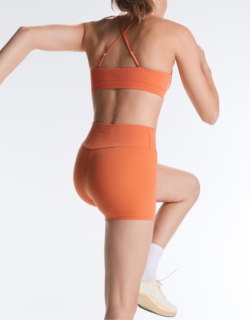 Oysho - Comfortlux - Orange 10-cm-hotpants med høj talje, 3 af 7